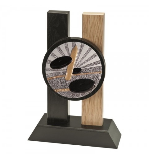 Trofeo Madera Disco Malla 1721