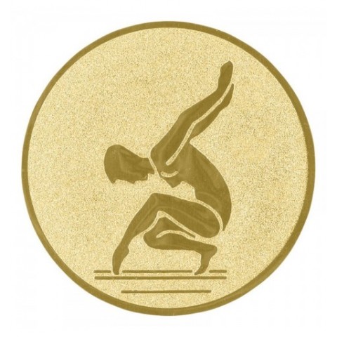 CENTRO Ø25 MM ORO GIMNASIA FEM. - ADH