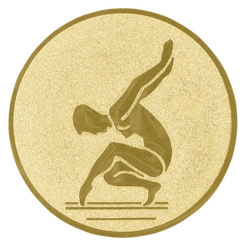 CENTRO Ø25 MM ORO GIMNASIA FEM. - ADH