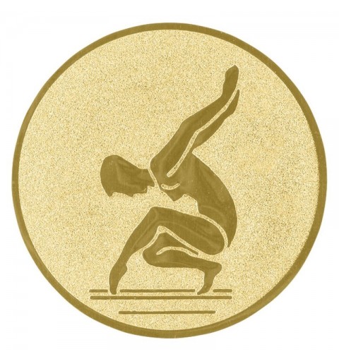 CENTRO Ø25 MM ORO GIMNASIA FEM. - ADH
