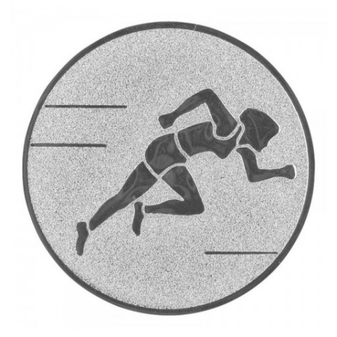 CENTRO Ø25 MM PLATA ATLETISMO FEM - ALU