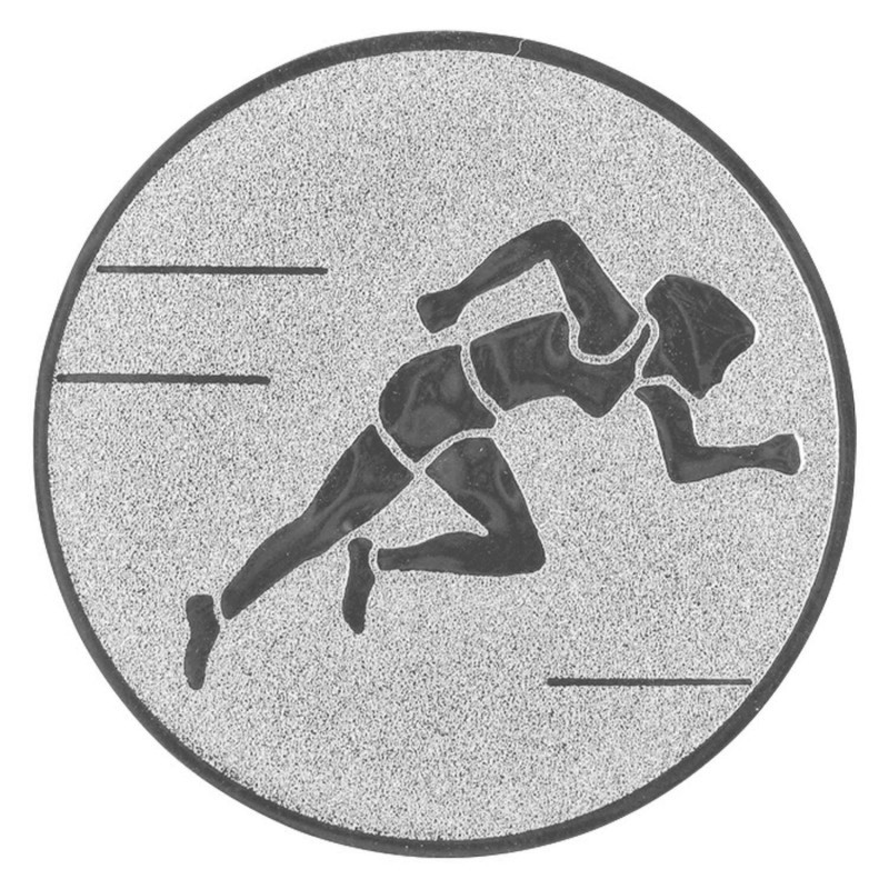 CENTRO Ø25 MM PLATA ATLETISMO FEM - ALU
