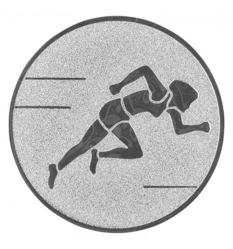 CENTRO Ø25 MM PLATA ATLETISMO FEM - ALU