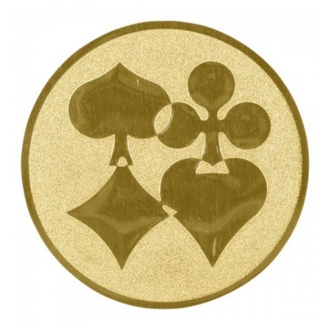 CENTRO Ø25 MM ORO POKER - ALU*