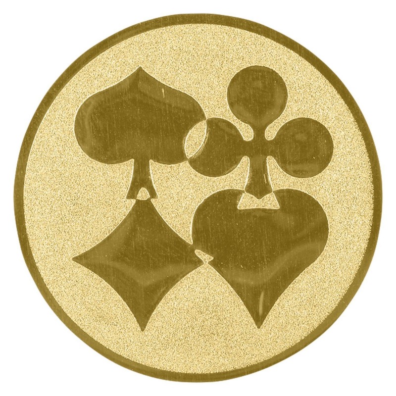 CENTRO Ø25 MM ORO POKER - ALU*