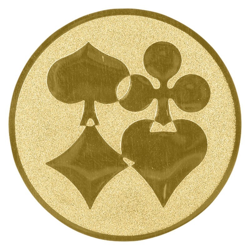 CENTRO Ø25 MM ORO POKER - ALU*
