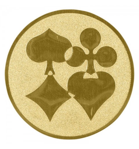 CENTRO Ø25 MM ORO POKER - ALU*