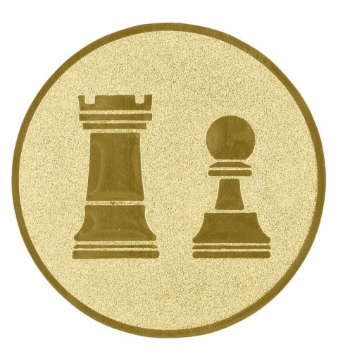 CENTRO Ø25 MM ORO AJEDREZ - ADH