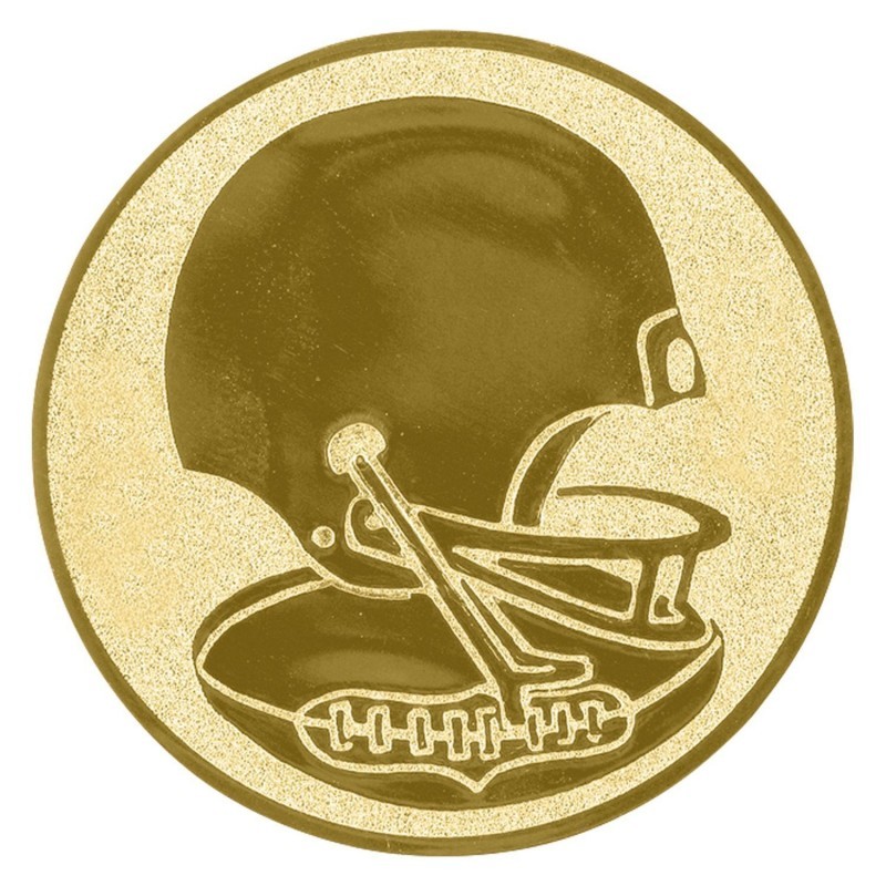 CENTRO Ø25 MM ORO FUTBOL AMER. - ALU*