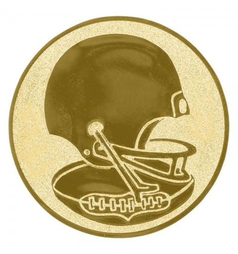 CENTRO Ø25 MM ORO FUTBOL AMER. - ALU*