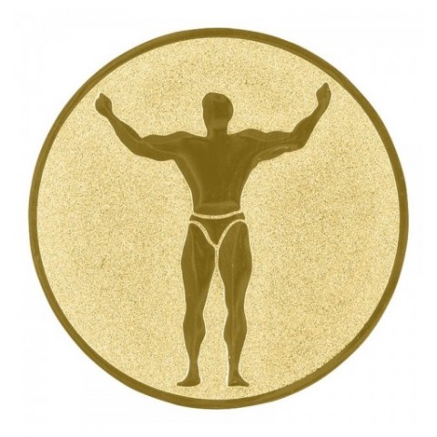 CENTRO Ø25 MM ORO CULTURISMO - ALU*