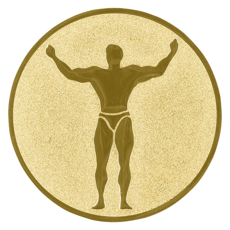 CENTRO Ø25 MM ORO CULTURISMO - ALU*