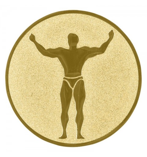 CENTRO Ø25 MM ORO CULTURISMO - ALU*