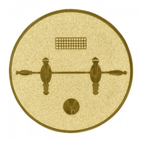 CENTRO Ø25 MM ORO FUTBOLIN - ALU*