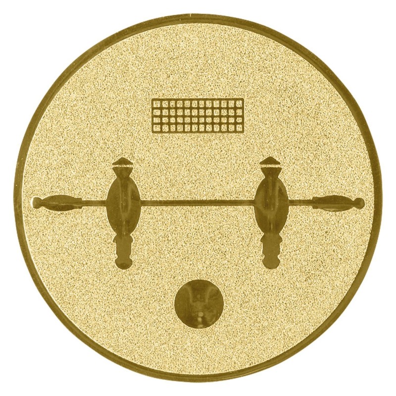 CENTRO Ø25 MM ORO FUTBOLIN - ALU*