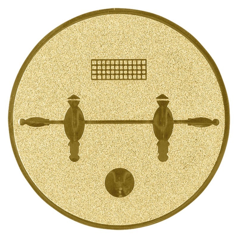 CENTRO Ø25 MM ORO FUTBOLIN - ALU*