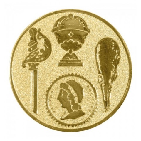 CENTRO Ø25 MM ORO NAIPES - ALU*