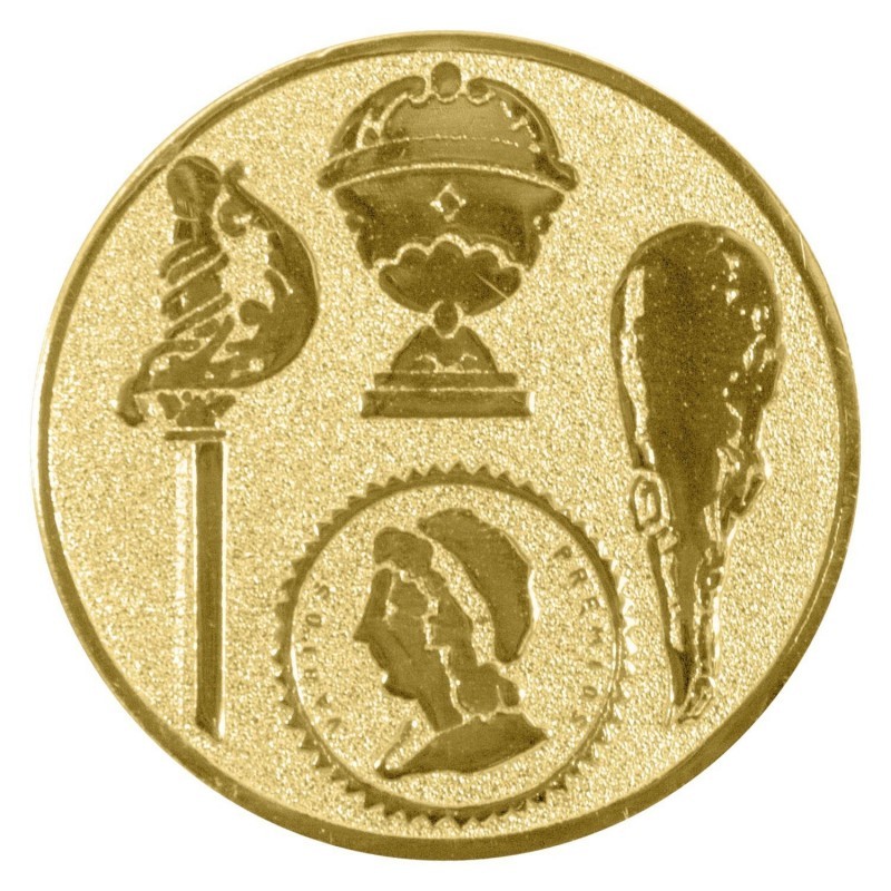 CENTRO Ø25 MM ORO NAIPES - ALU*