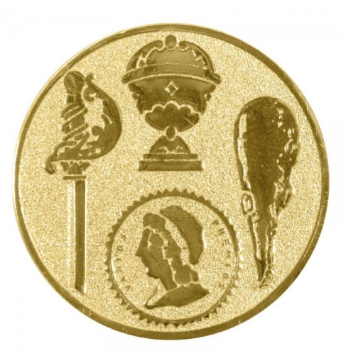 CENTRO Ø25 MM ORO NAIPES - ALU*