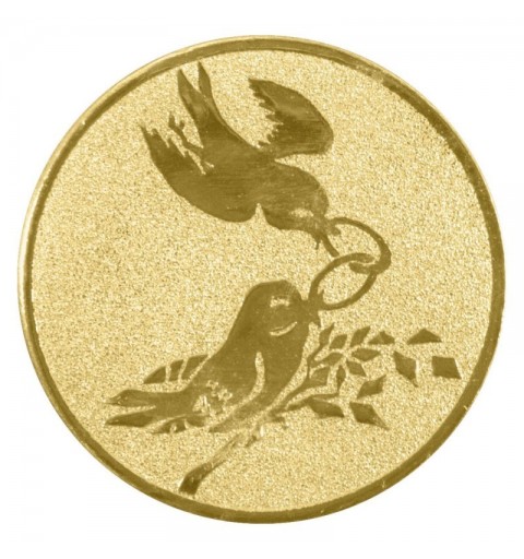 CENTRO Ø25 MM ORO BODA - ALU*