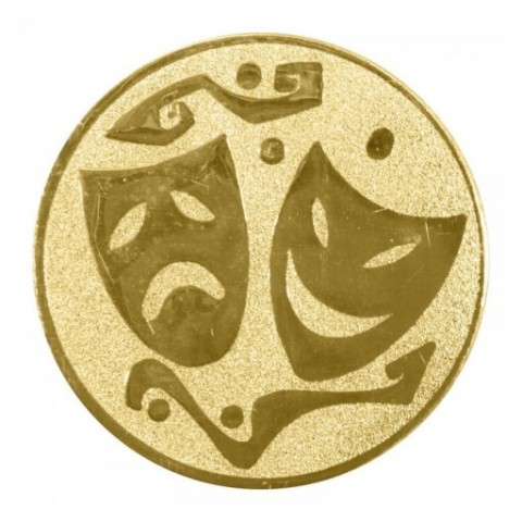 CENTRO Ø25 MM ORO TEATRO - ALU*