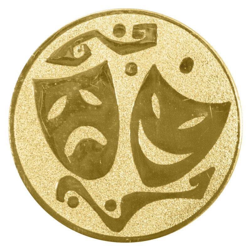 CENTRO Ø25 MM ORO TEATRO - ALU*