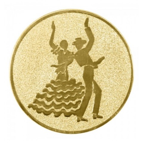 CENTRO Ø25 MM ORO SEVILLANAS - ALU*