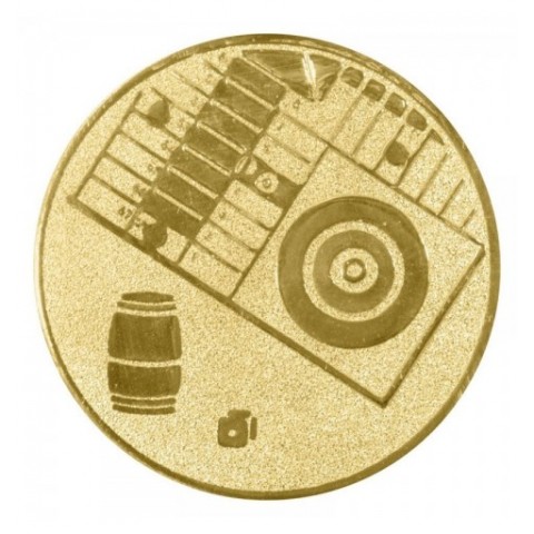 CENTRO Ø25 MM ORO PARCHIS - ALU*