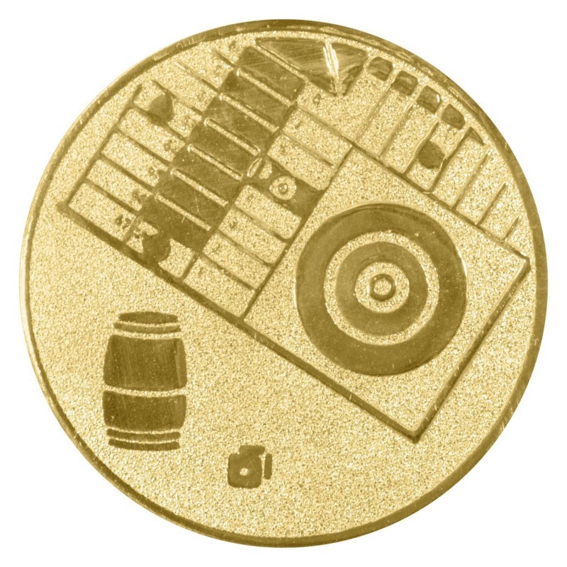 CENTRO Ø25 MM ORO PARCHIS - ALU*