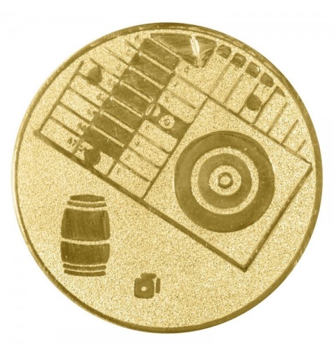 CENTRO Ø25 MM ORO PARCHIS - ALU*