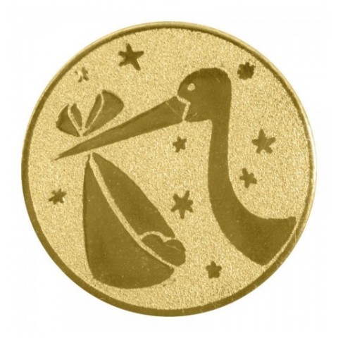 CENTRO Ø25 MM ORO BAUTIZO - ALU*