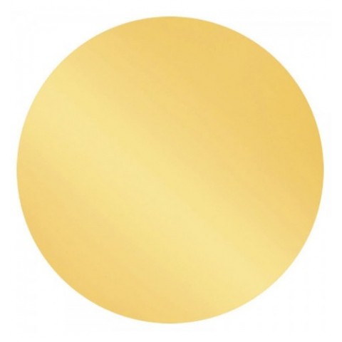 DISCO ALUM Ø25 MM ORO ALTO BRILLO