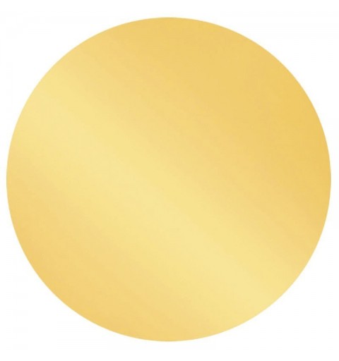 DISCO ALUM Ø25 MM ORO ALTO BRILLO