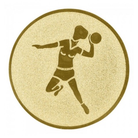 CENTRO Ø25 MM ORO BALONMANO FEM.- ADH