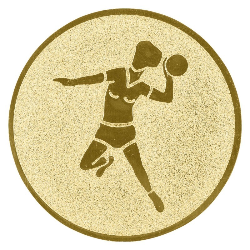 CENTRO Ø25 MM ORO BALONMANO FEM.- ADH