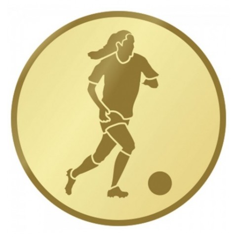 CENTRO Ø25 MM ORO FUTBOL...