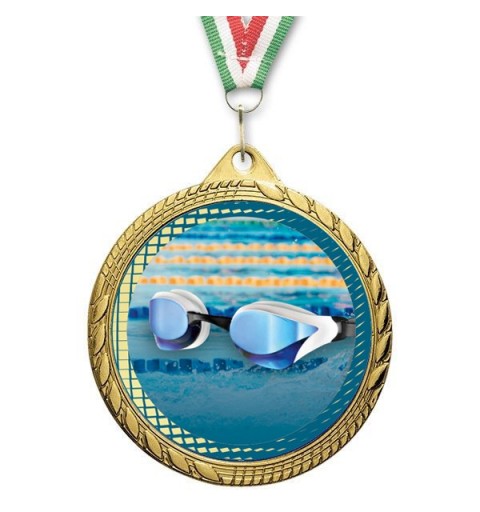 Medalla Deportiva Plus 60mm Color