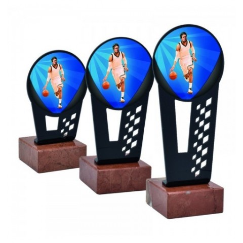 Trofeo Baloncesto Masculino Metacrilato 0011