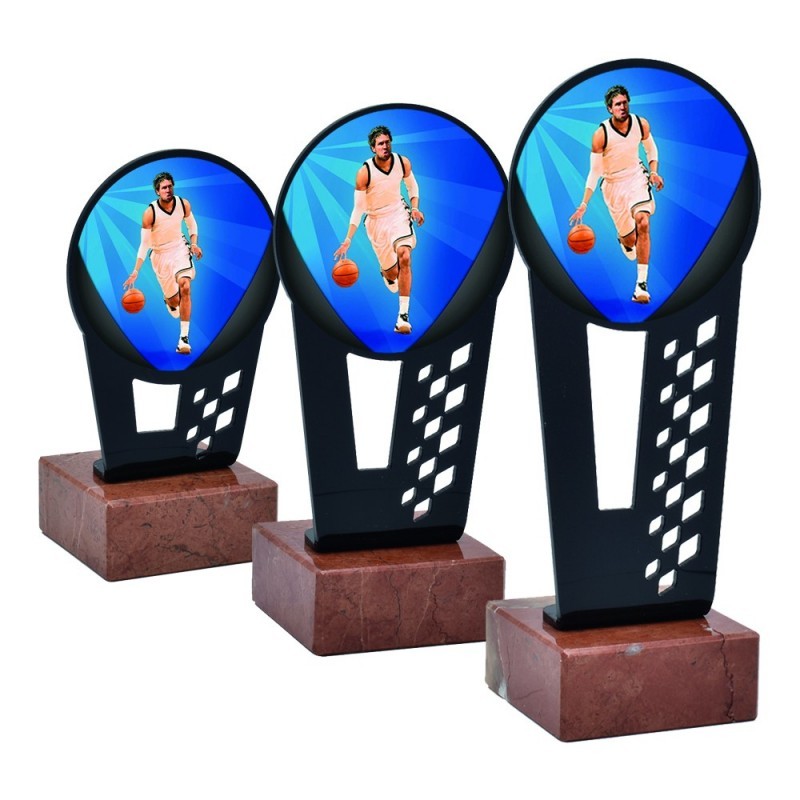 Trofeo Baloncesto Masculino Metacrilato 0011