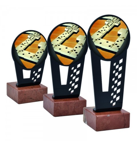 Trofeo Dominó Metacrilato 0011