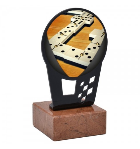 Trofeo Dominó Metacrilato 0011