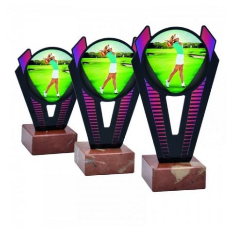 Trofeo Golf Femenino Metacrilato 0021