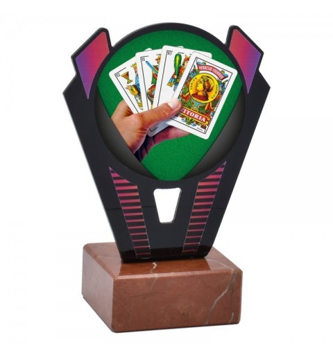 Trofeo Cartas Mus Metacrilato 0021