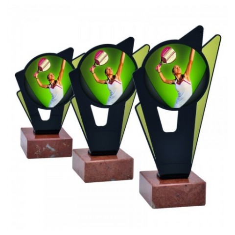 Trofeo Pádel Femenino Metacrilato 0031