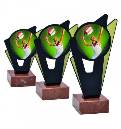 Trofeo Pádel Femenino Metacrilato 0031