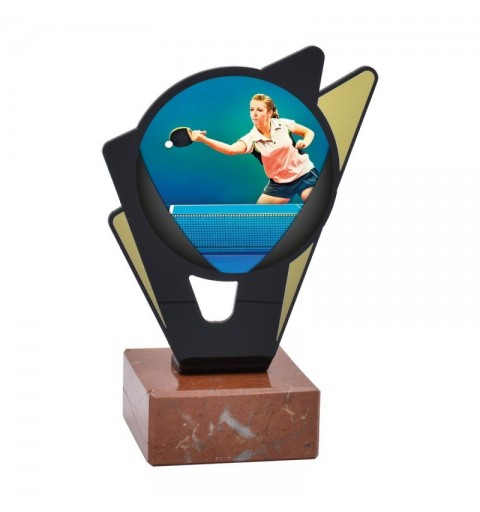 Trofeo Tenis Mesa Femenino Metacrilato 0031