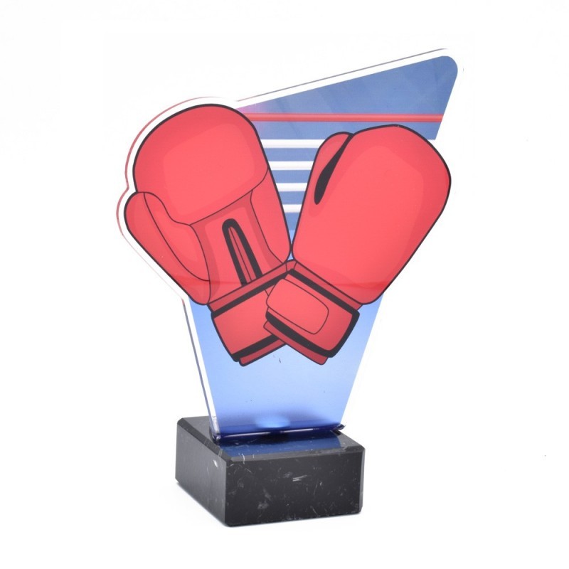 Trofeo Metacrilato Boxeo