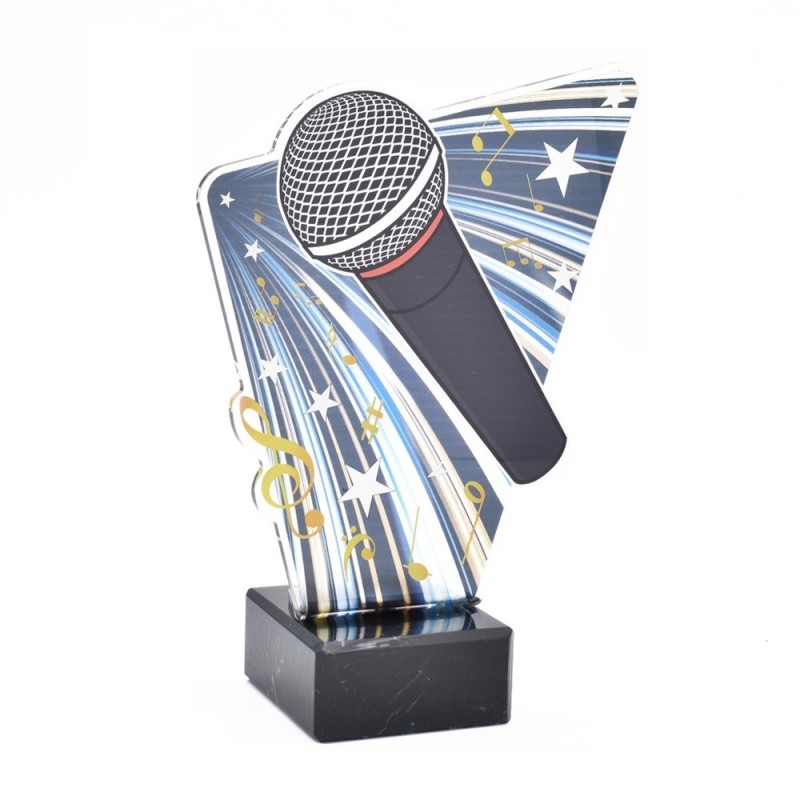 Trofeo Metacrilato Karaoke