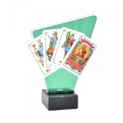 Trofeo Metacrilato Cartas Mus