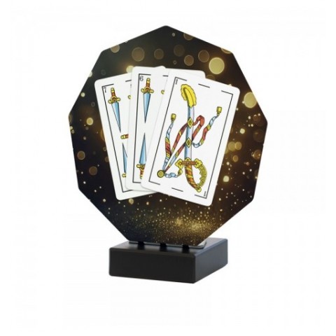 Trofeo Naipes 3 Cartas Luxor